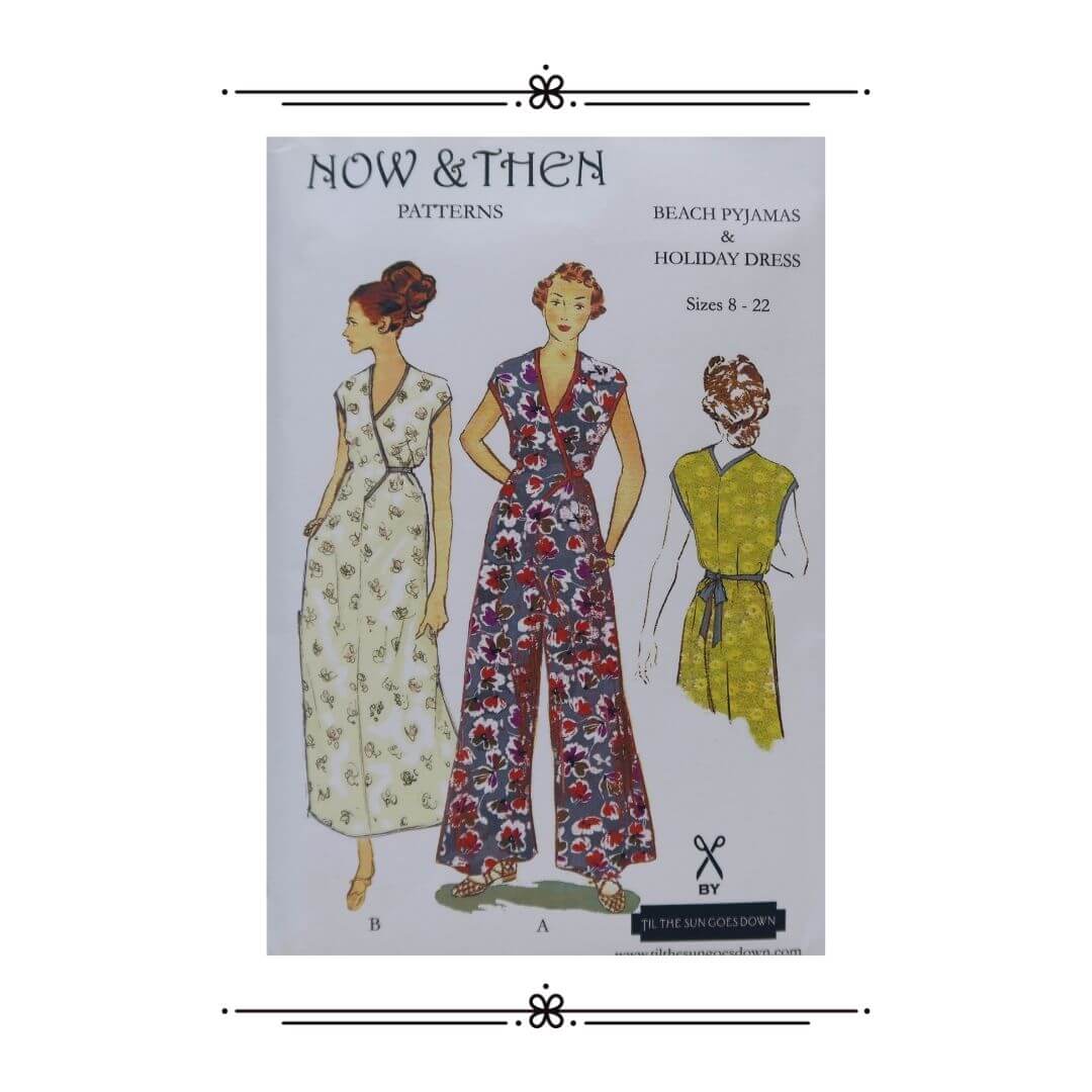 Now & Then | Beach Pajamas - Pattern Pouch Nest
